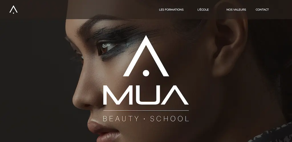 Mua Beauty School wordpress redesign by WonderfulUX